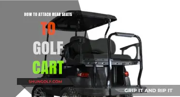 Easy Guide to Attaching Rear Seats to Your Golf Cart