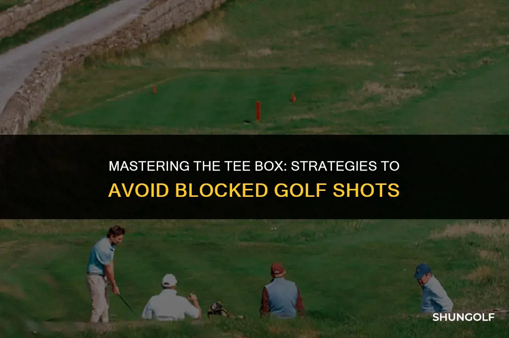 how to avoid blocked golf shots
