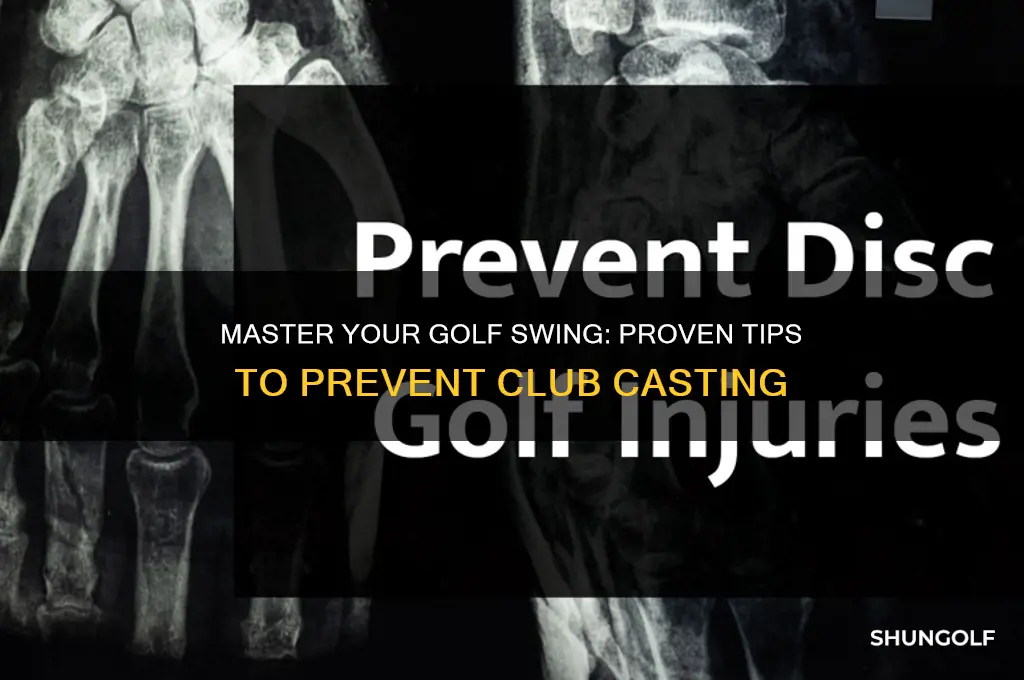 how to avoid casting the club in golf