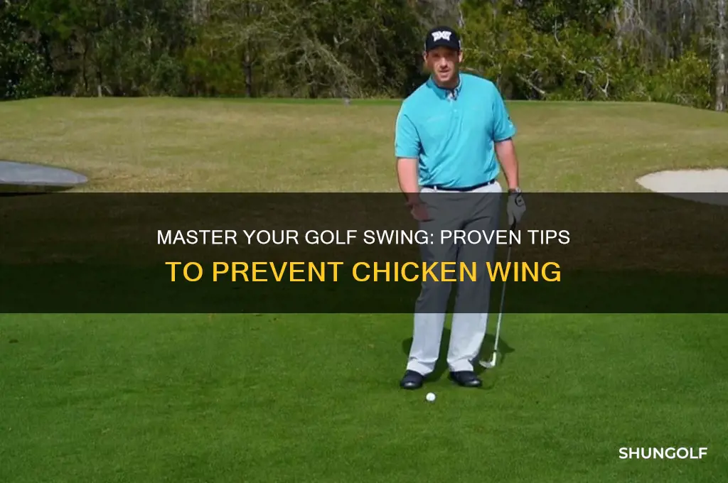 how to avoid chicken wing in golf