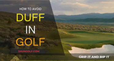 Golf: Avoiding the Dreaded Duff