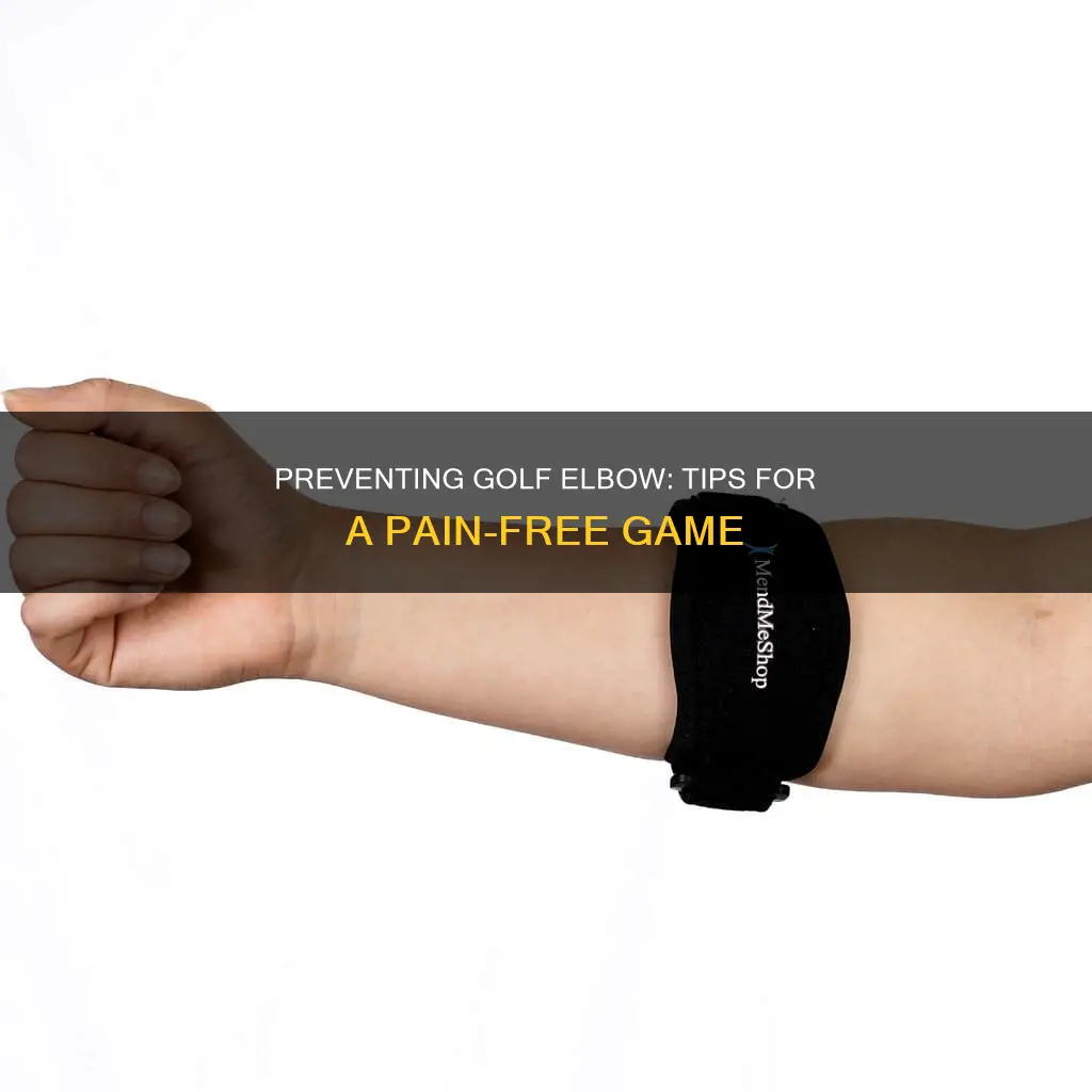 how to avoid golf elbow