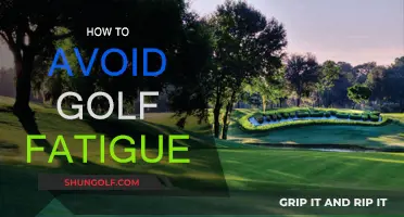 Golfers, Avoid Fatigue: Stay Sharp with These Tips