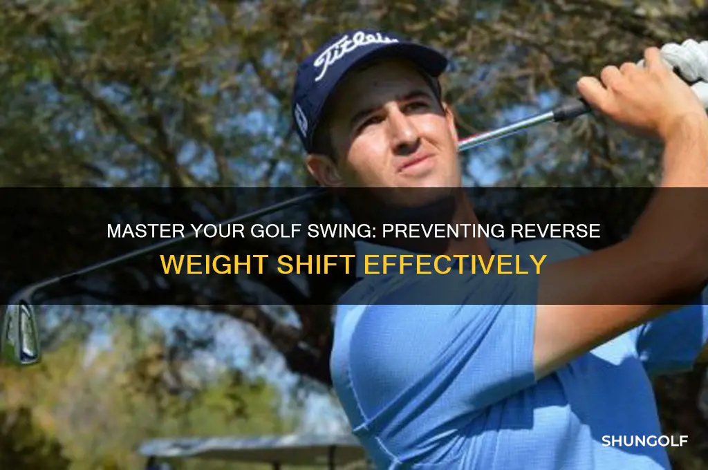 how to avoid reverse weight shift in golf