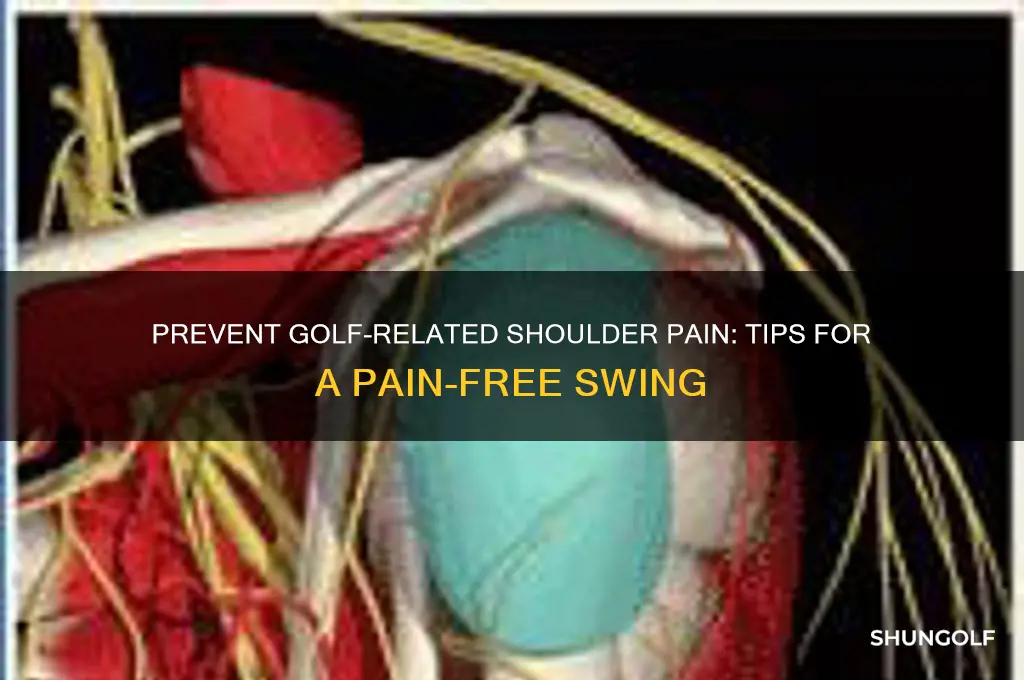 how to avoid shoulder pain while playing golf
