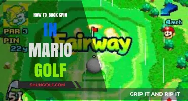 Mastering the Back Spin: A Mario Golf Technique Guide