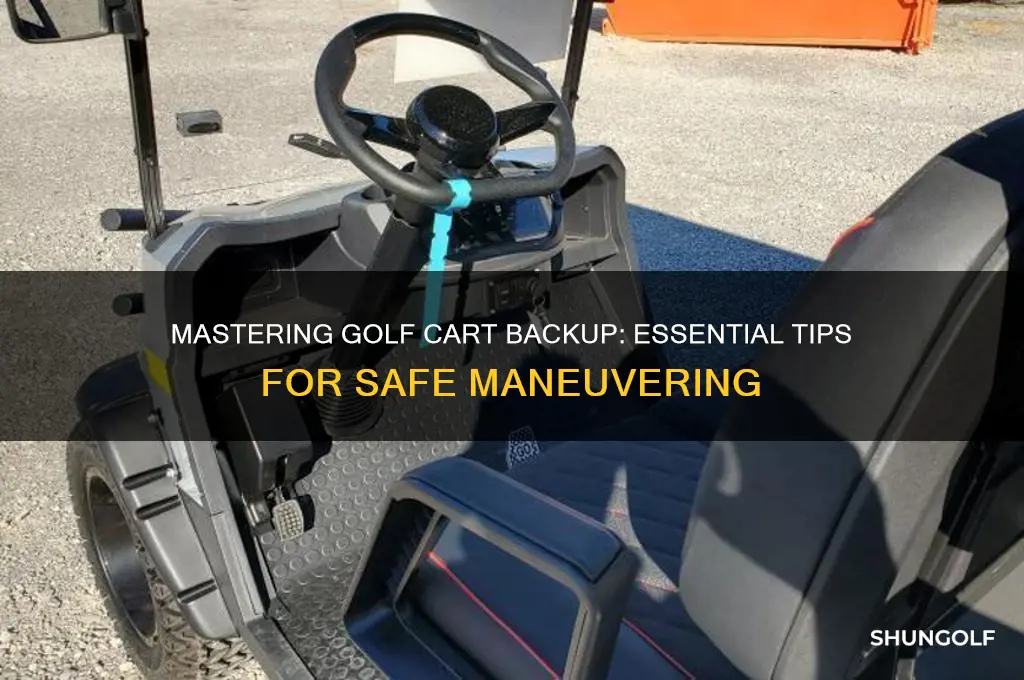 how to back up a golf cart