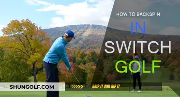 Mastering Backspin in Switch Golf: Tips and Tricks