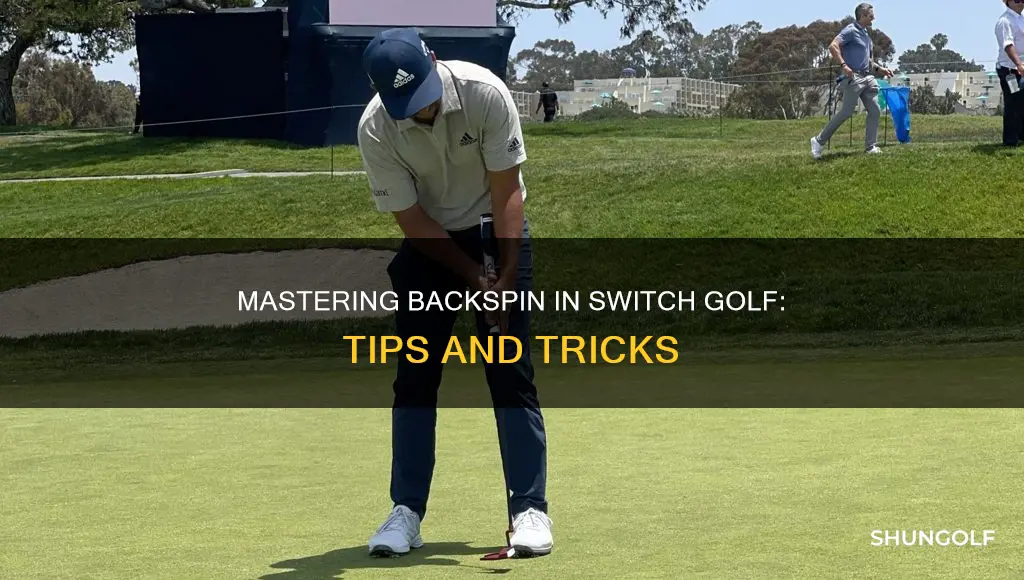 how to backspin in switch golf