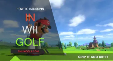 Mastering Backspin in Wii Golf: Tips and Tricks