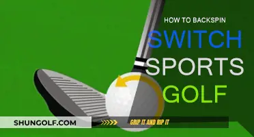 Mastering Backspin: Switch Sports Golf Secrets