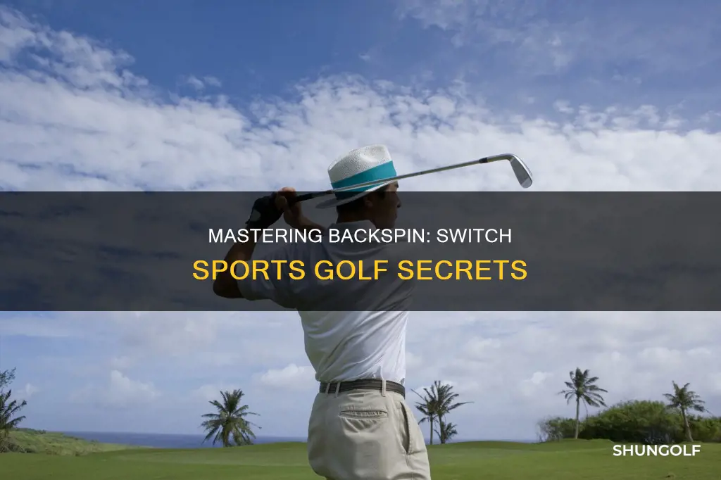 how to backspin switch sports golf