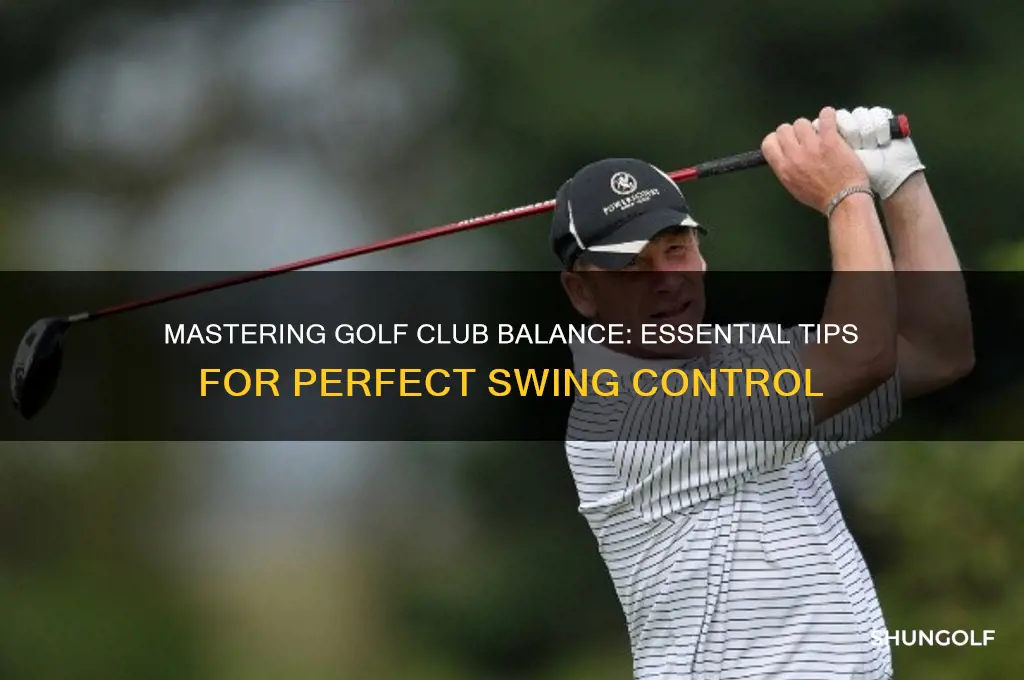 how to balance a golf club