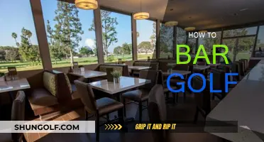 Bar Golf: A Hole-in-One Night Out