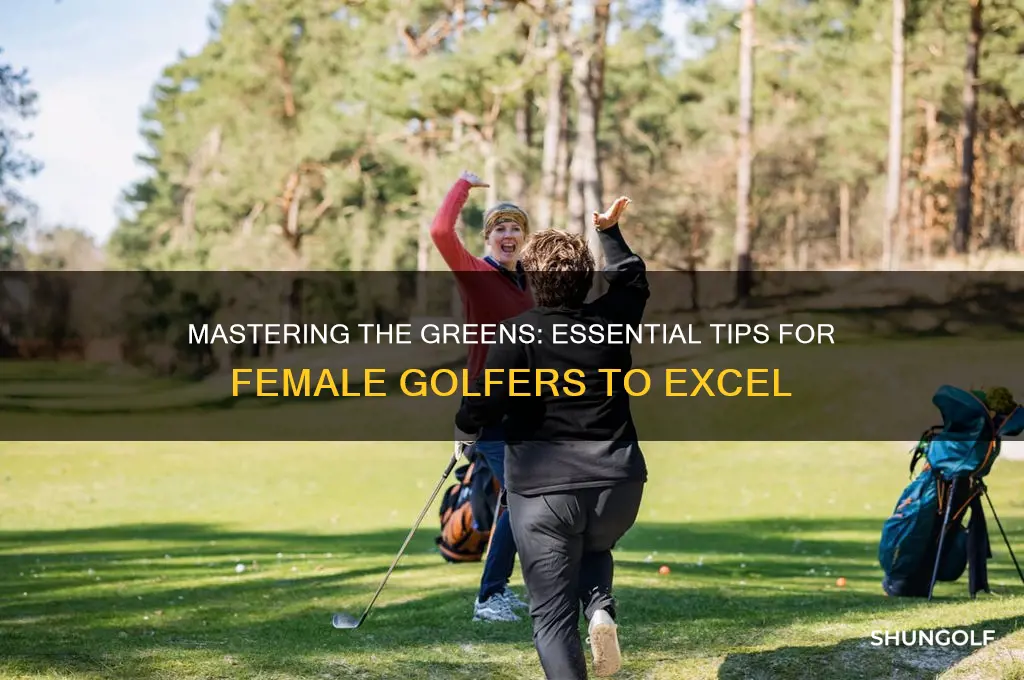 how to be a better female golfer