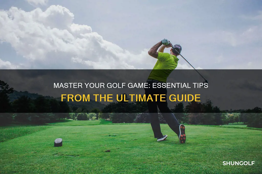 how to be a better golfer book