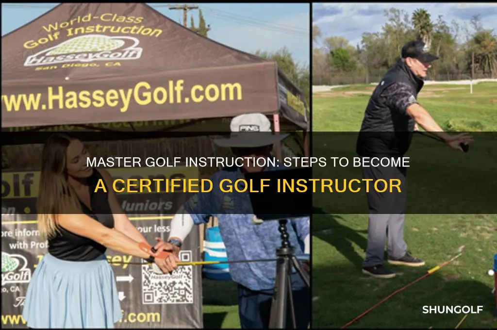 how to be a certified golf instructor