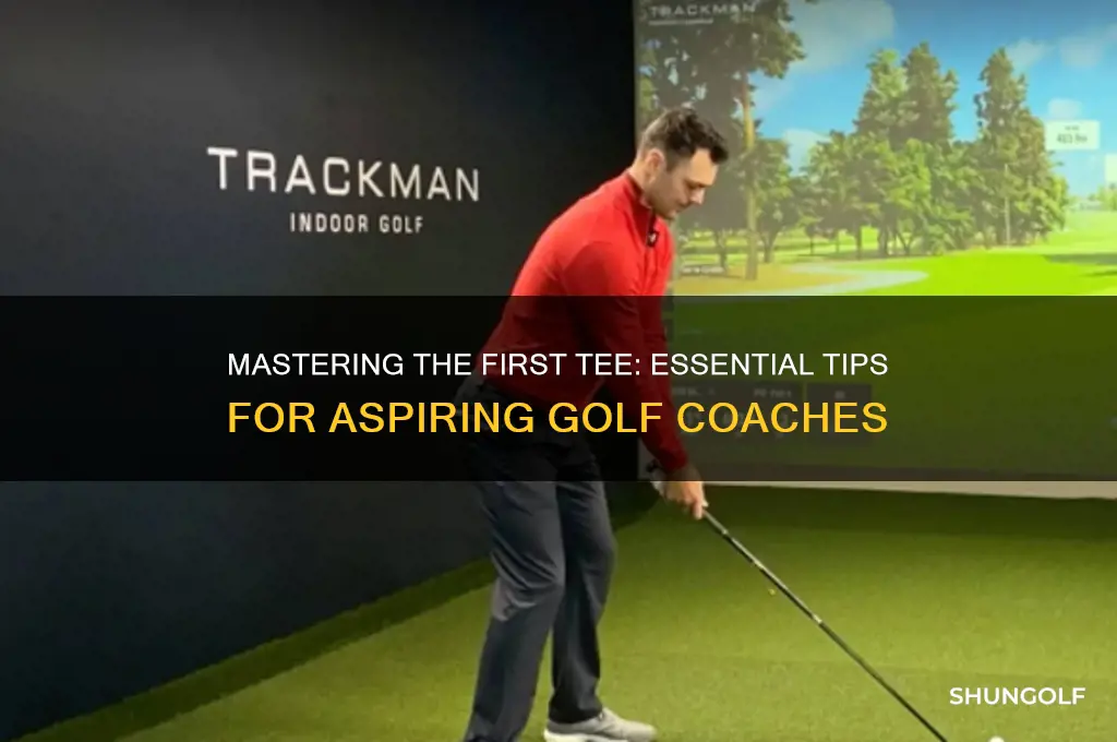 how to be a golf coach the first tee