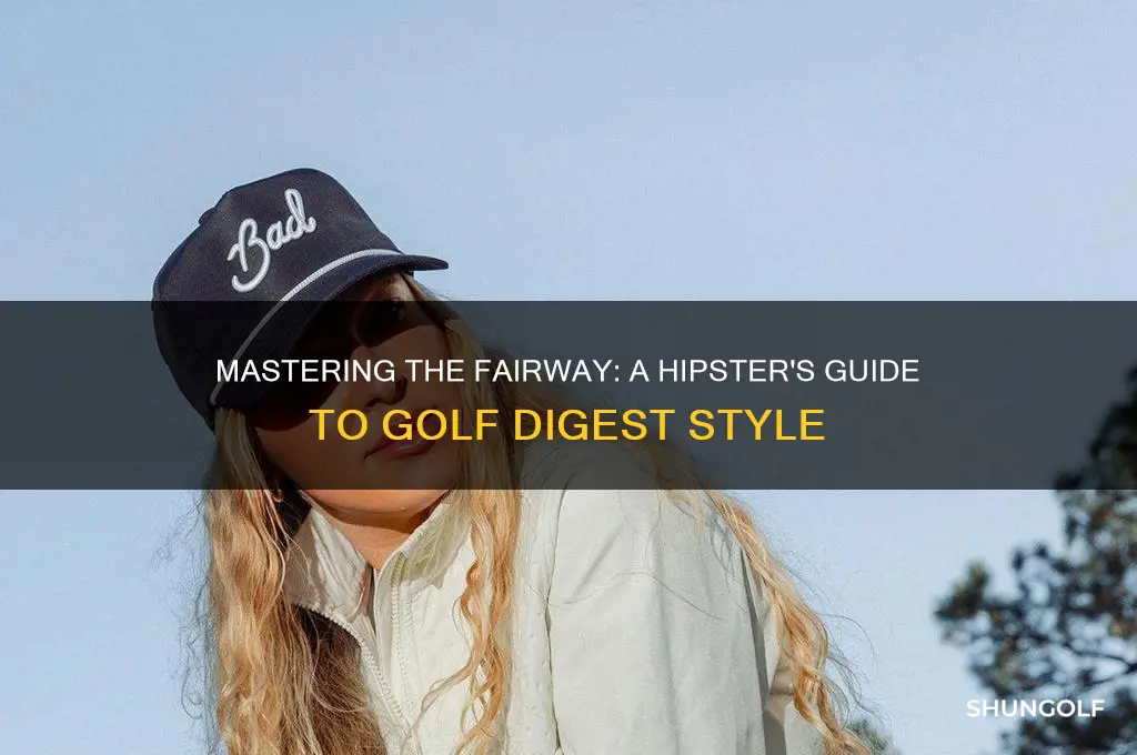 how to be a golf hipster golf digest