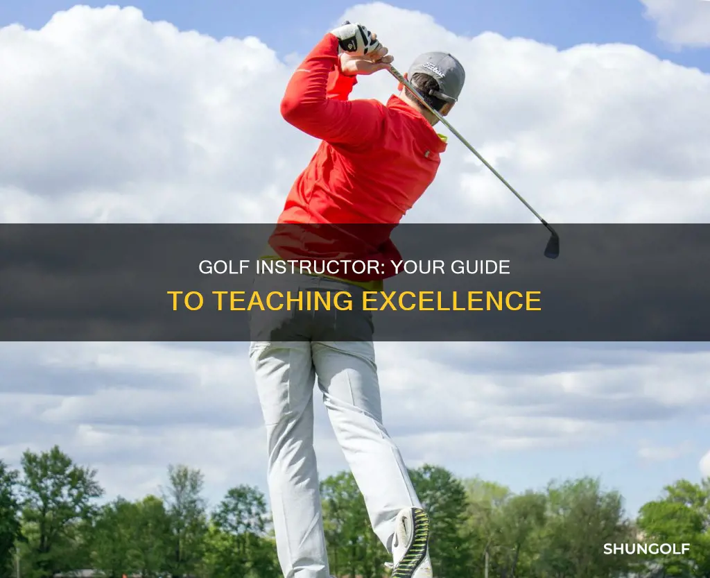 how to be a golf instructor