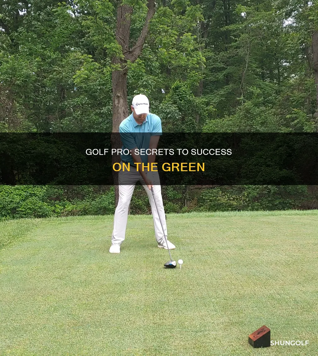 how to be a golf pro