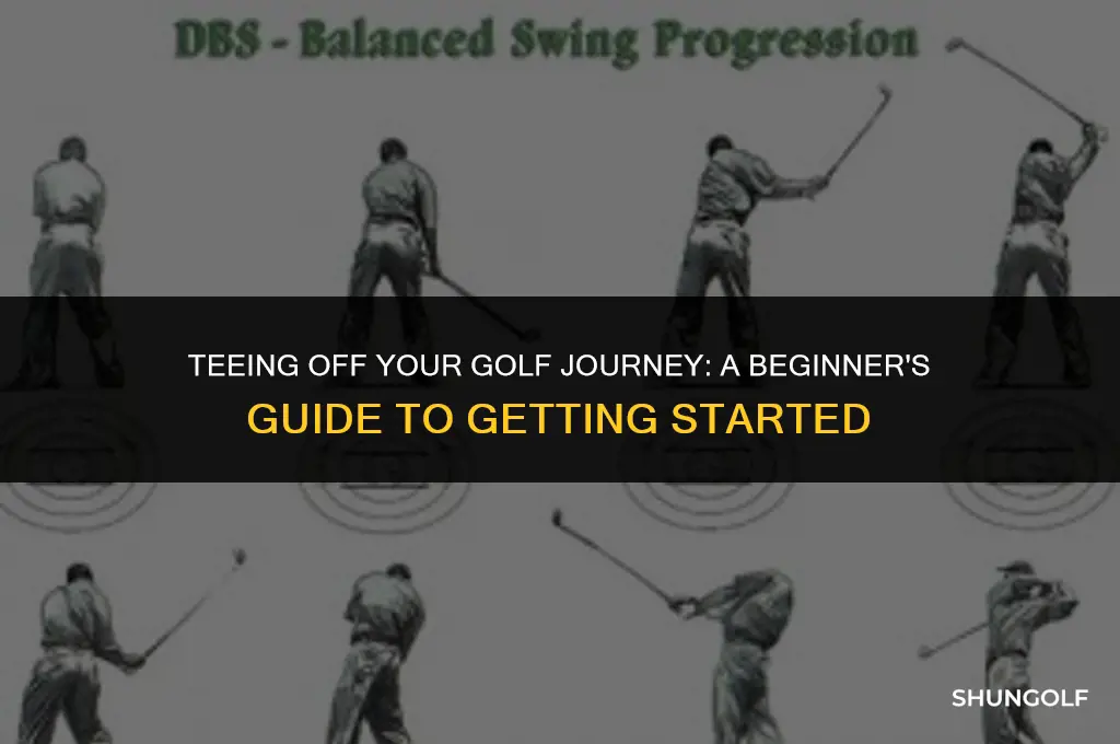 how to be a golf starter