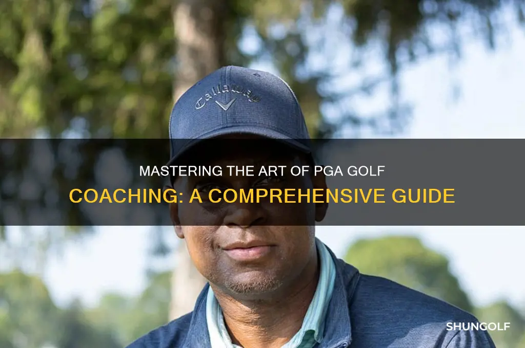 how to be a pga golf coach