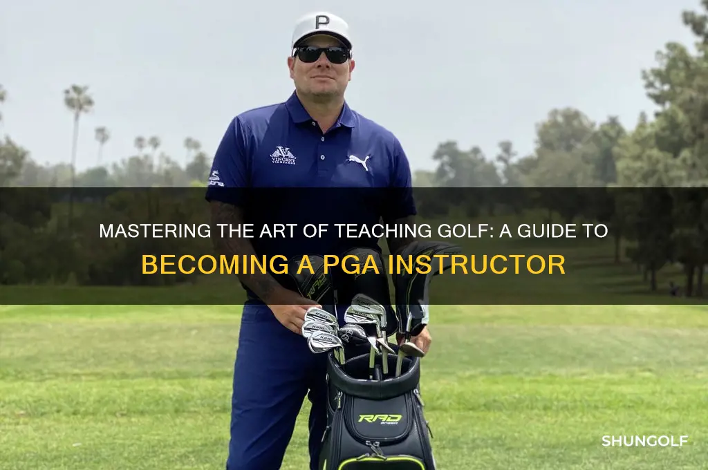 how to be a pga golf instructor