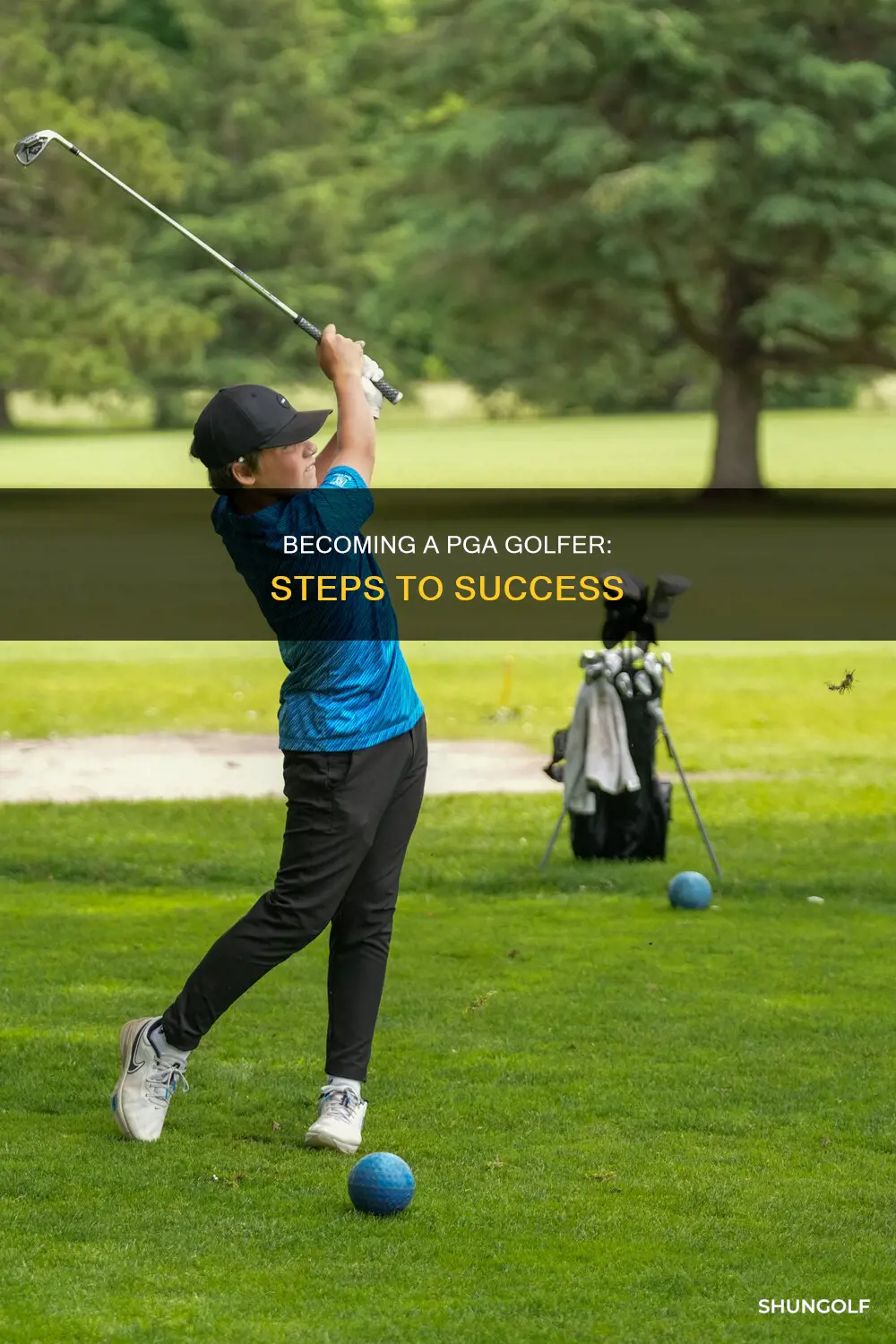 how to be a pga golfer