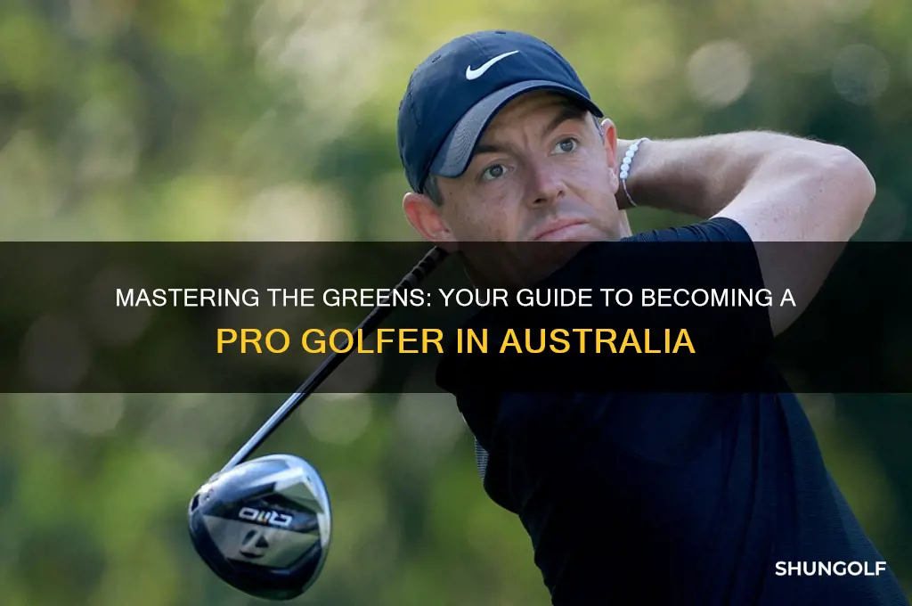 how to be a pro golfer in australia
