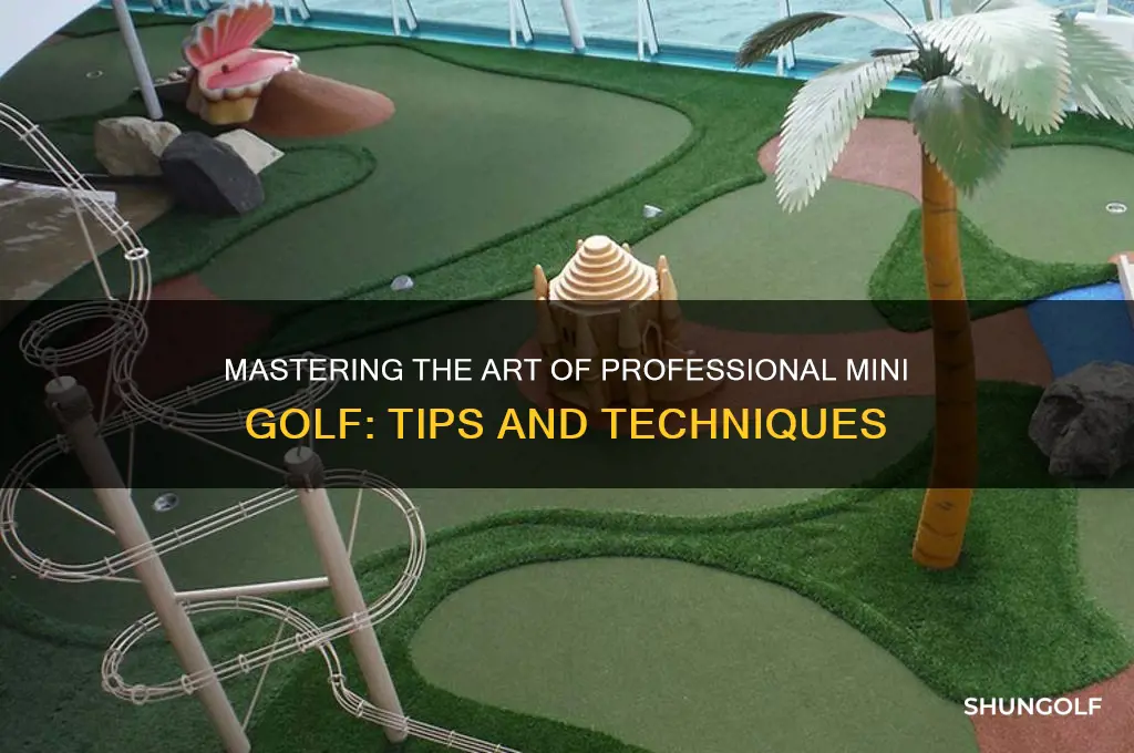how to be a professional mini golfer