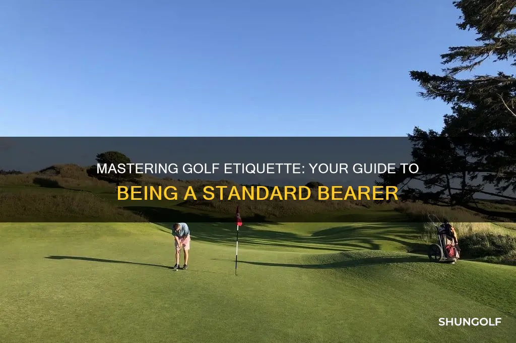 how to be a standard bearer in golf