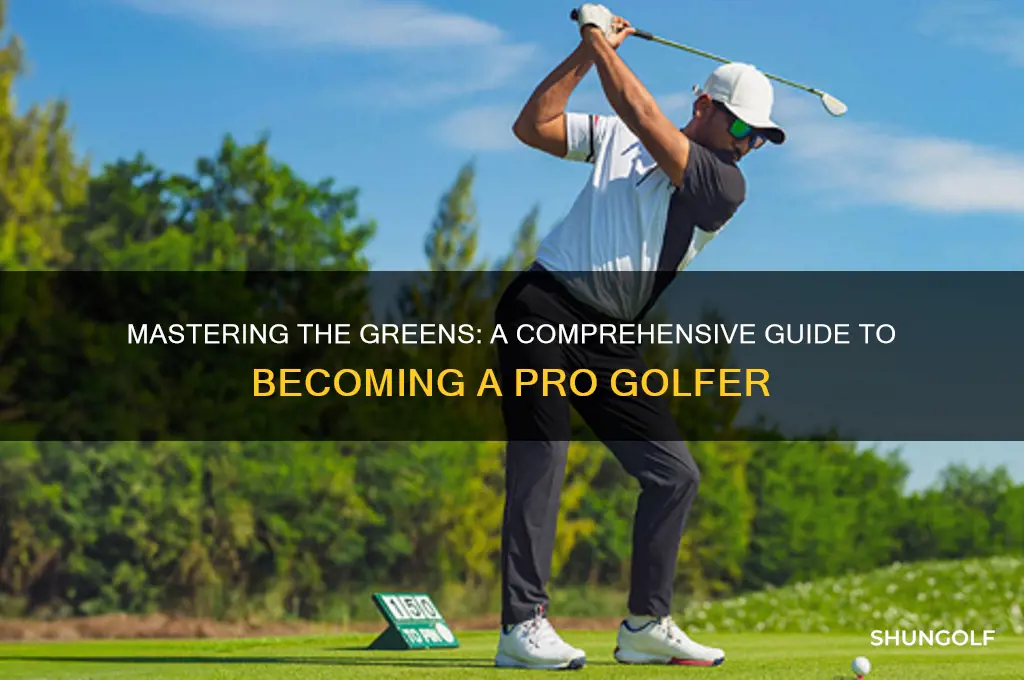 how to be become a pro golfer