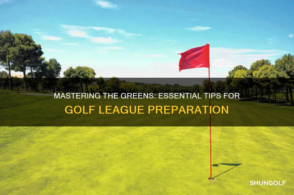 how to be besy prepared foe golf leagur
