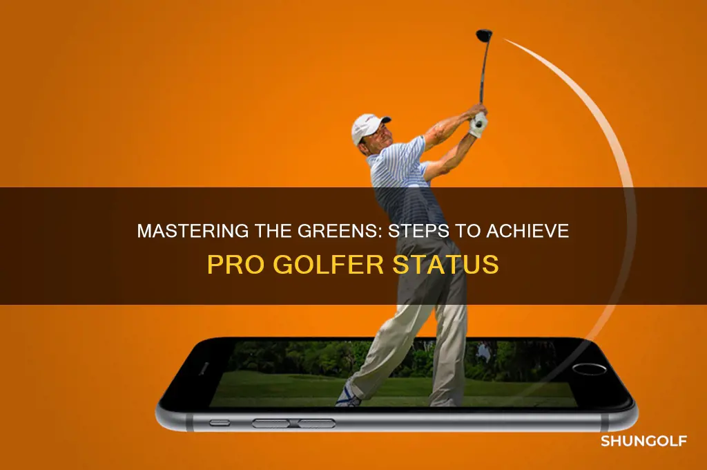 how to be considered a pro golfer
