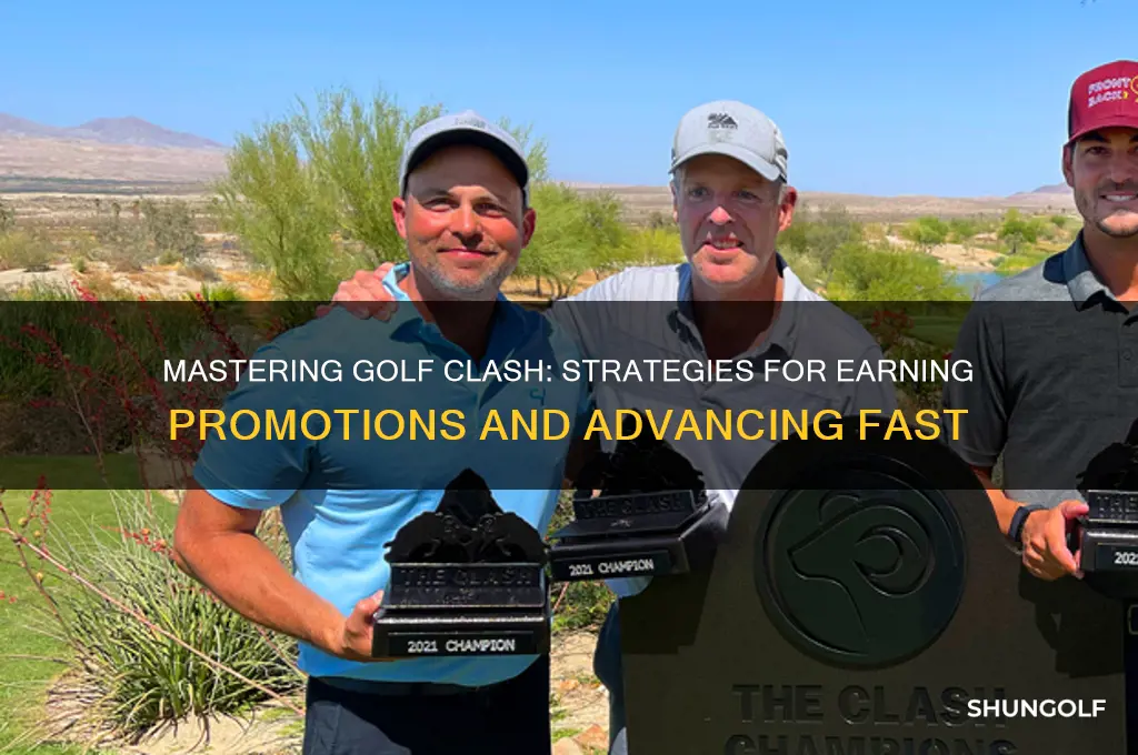 how to be promoted in golf clash