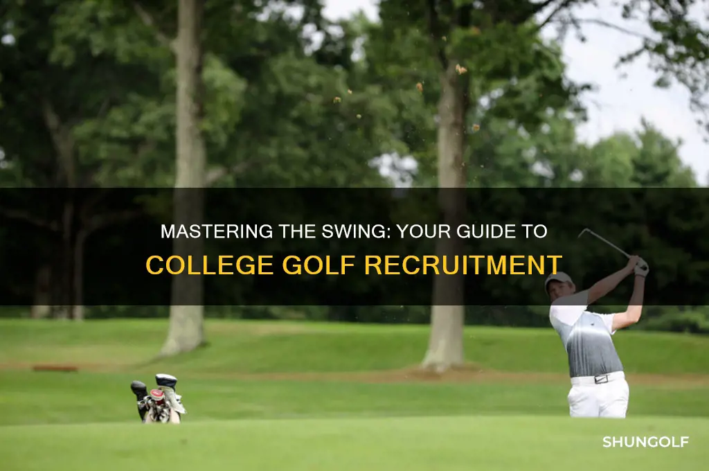 how to be recruited to play college golf