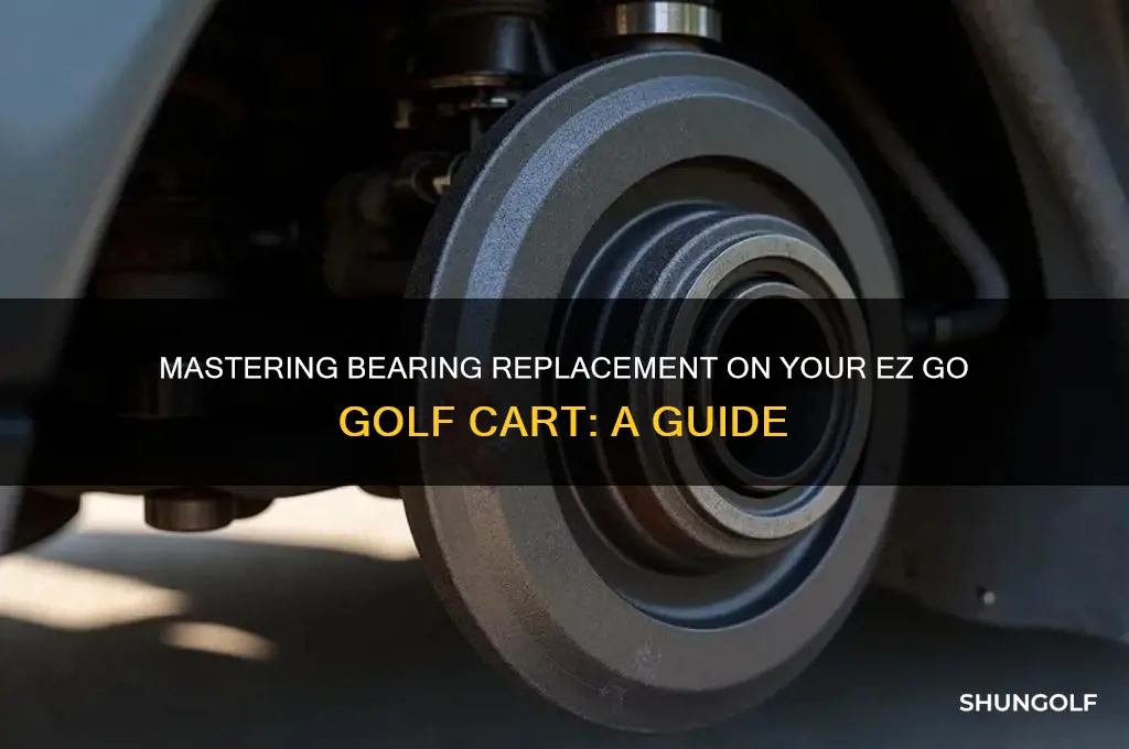 how to bearing on ez go golf cart