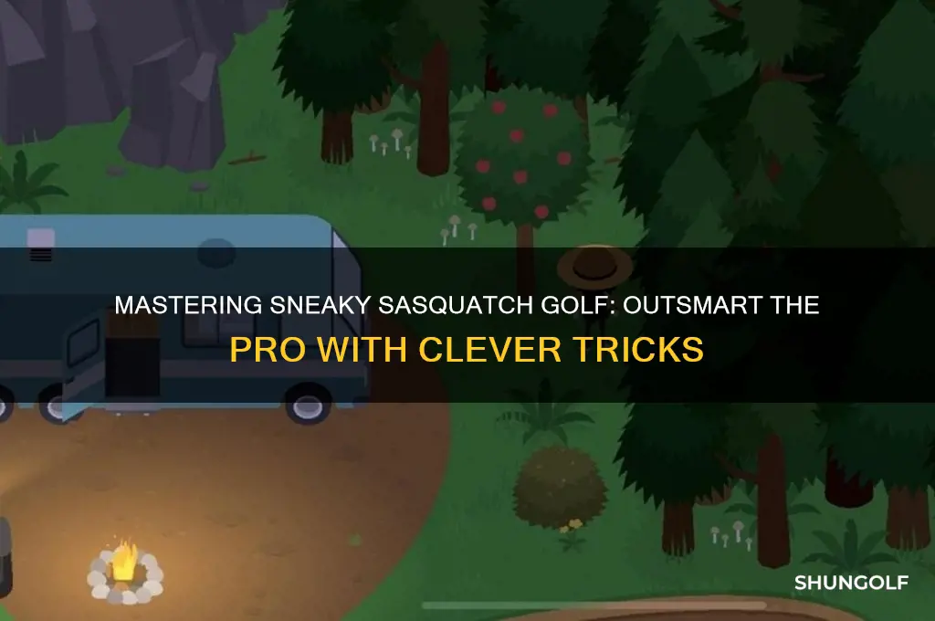 how to beat golf pro in sneaky sasquatch