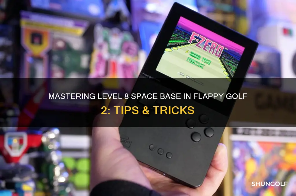 how to beat level 8 space base flappy golf 2