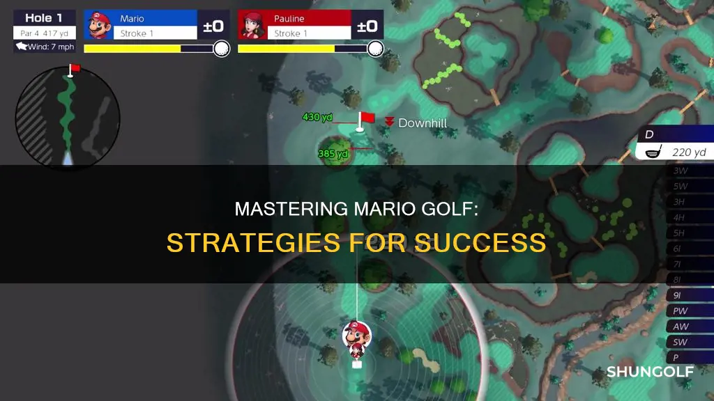 how to beat mario golf