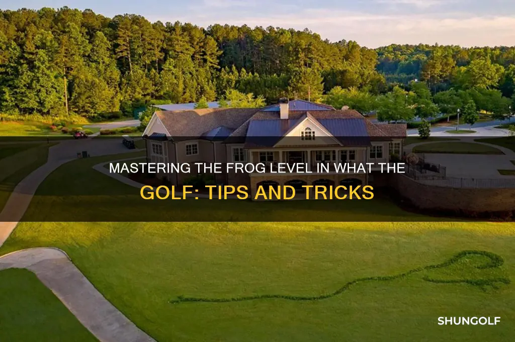 how to beat the frog in what the golf
