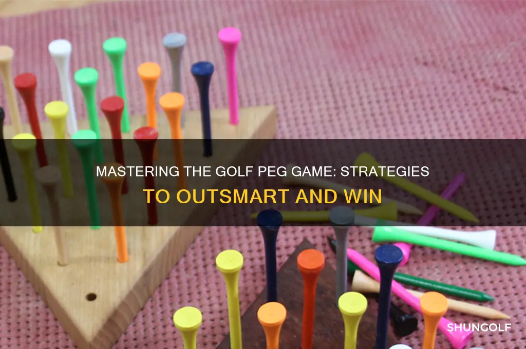 how to beat the golf peg game