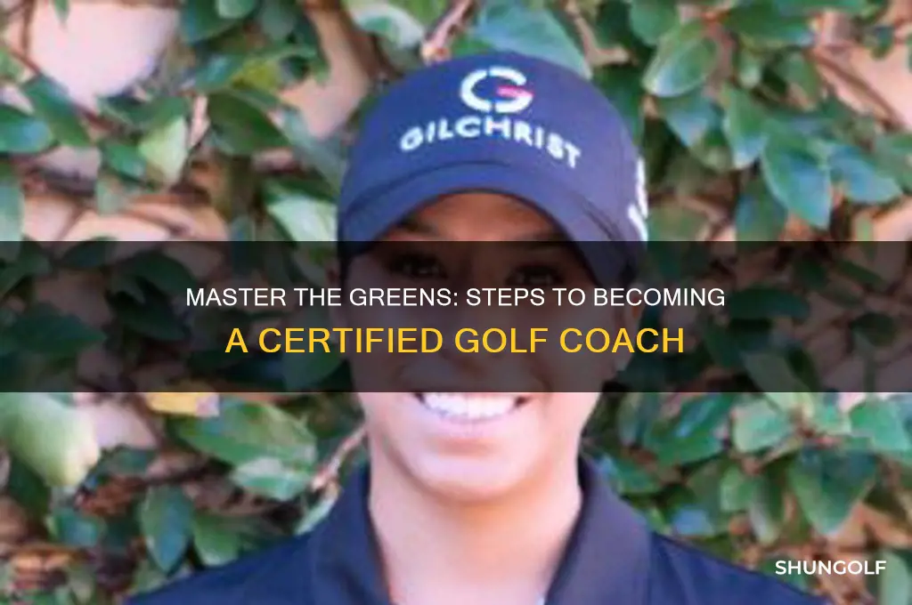 how to become a certified golf coach
