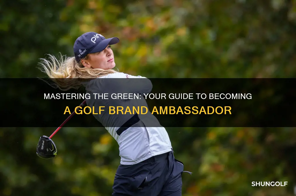 how to become a golf brand ambassador
