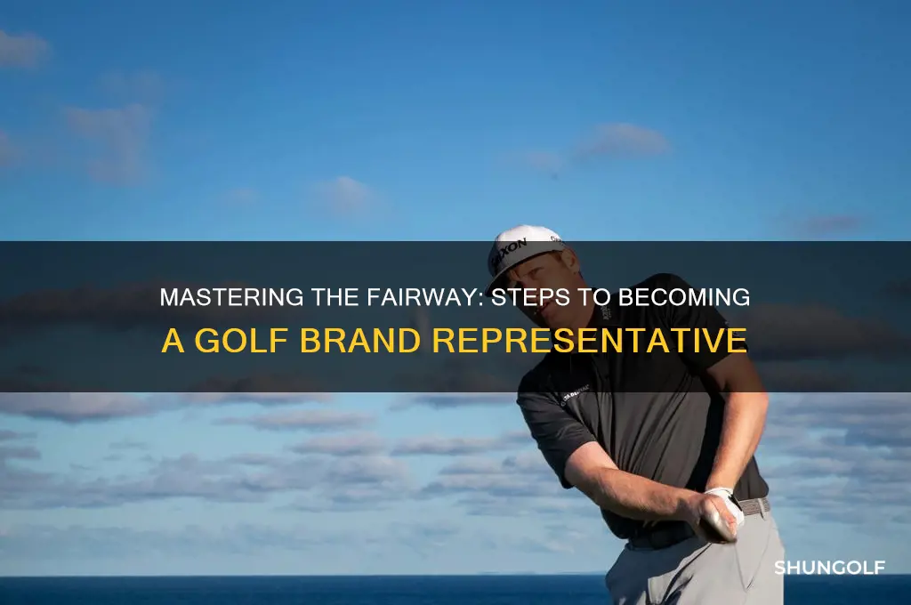 how to become a golf brand rep