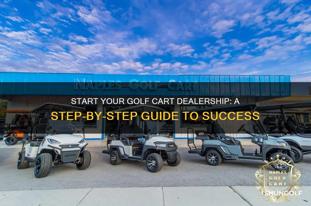 how to become a golf cart dealer