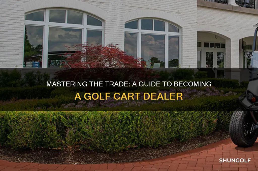 how to become a golf cart dyler