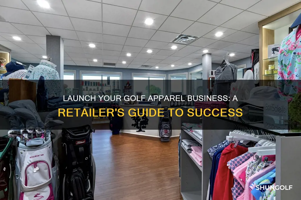 how to become a golf clothes retailer