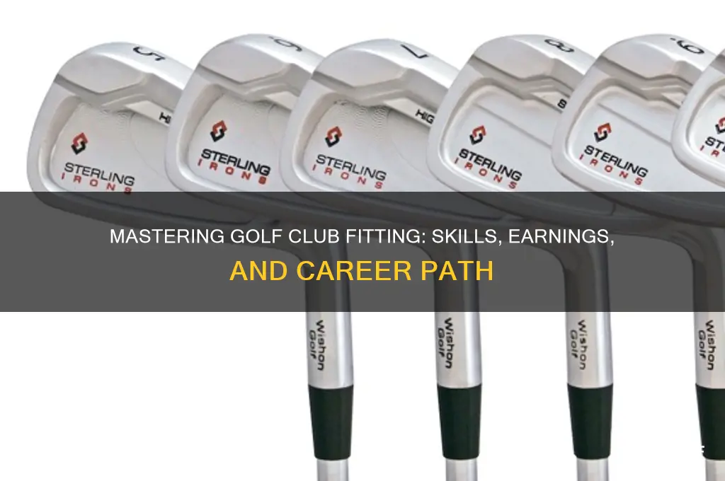 how to become a golf club fitter salary